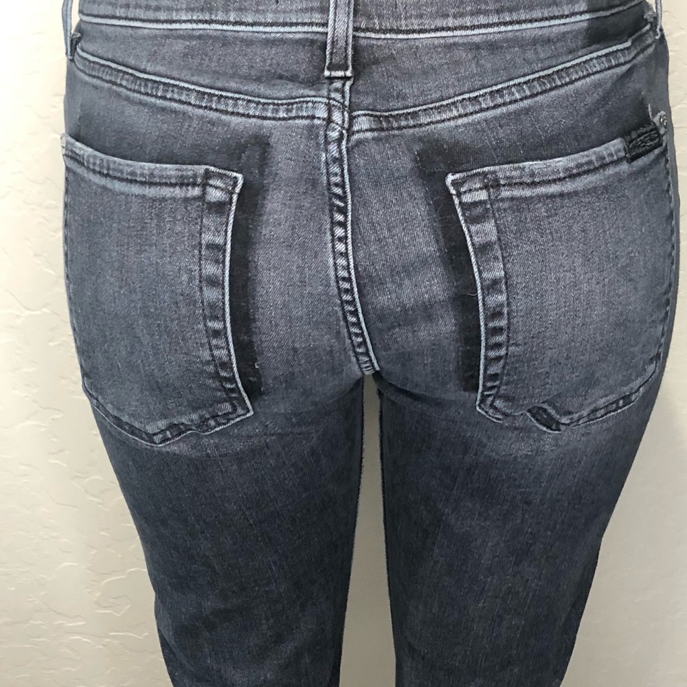 74AMK Josefina Gray Skinny BF Jeans Sz 28 - Picture 7 of 8